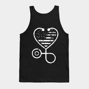 American heart gift for nurses and doctors Tank Top